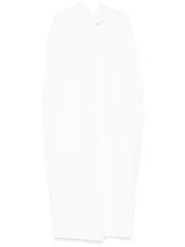 Jil Sander льняное платье макси, белый