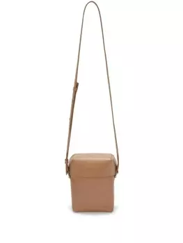 Jil Sander маленькая сумка через плечо, коричневый