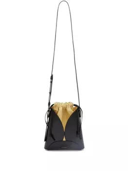 Jil Sander маленькая сумка через плечо Curve, черный