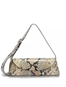 Jil Sander маленькая сумка на плечо Cannolo, коричневый