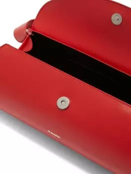 Jil Sander маленькая сумка на плечо Cannolo, красный