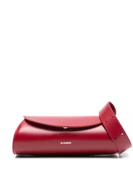Jil Sander маленькая сумка на плечо Cannolo, красный
