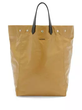 Jil Sander маленькая сумка-тоут 2Way, нейтральный цвет