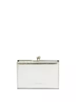 Jil Sander маленький кошелек Goji с логотипом, серебристый