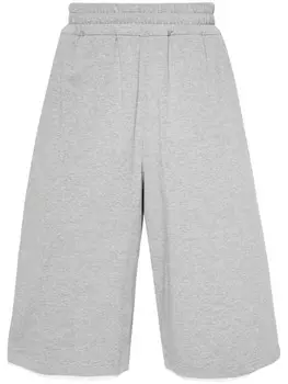 Jil Sander многослойные шорты по колено, серый