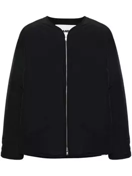 Jil Sander непромокаемый пуховик, черный
