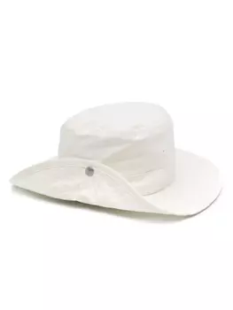 Jil Sander панама с логотипом, белый