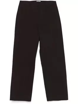 Jil Sander + парусиновые брюки, коричневый