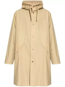 Jil Sander плащ с логотипом, нейтральный