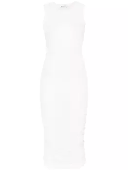 Jil Sander платье миди, белый