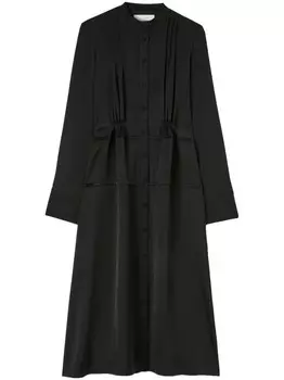 Jil Sander платье миди без воротника, черный