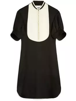 Jil Sander платье мини с воротником, черный