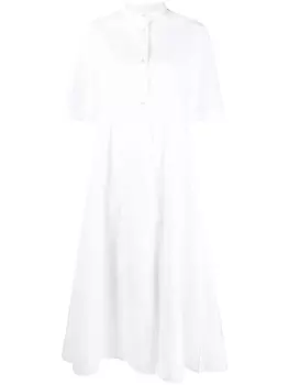 Jil Sander платье-рубашка, белый