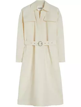 Jil Sander платье с поясом, нейтральный