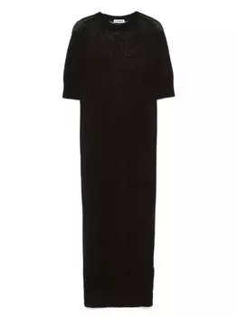 Jil Sander платье с пуговицами, коричневый