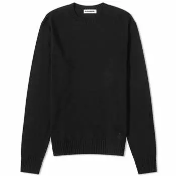 Jil Sander Plus Crew Knit Свитер, черный