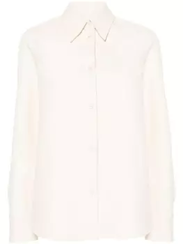 Jil Sander поплиновая рубашка, нейтральный цвет