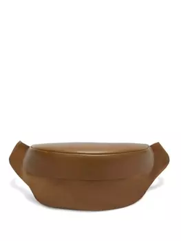 Jil Sander поясная сумка Lid среднего размера, коричневый