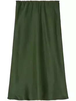 Jil Sander прямая юбка миди, зеленый