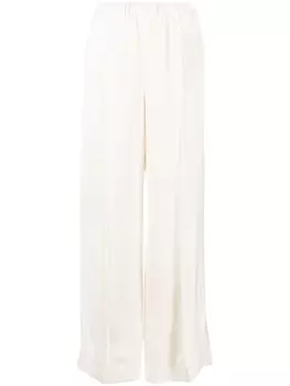 Jil Sander прямые брюки с эластичным поясом, нейтральный цвет