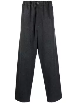 Jil Sander прямые брюки, серый