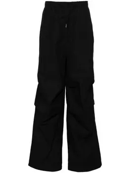 Jil Sander прямые брюки средней посадки, черный