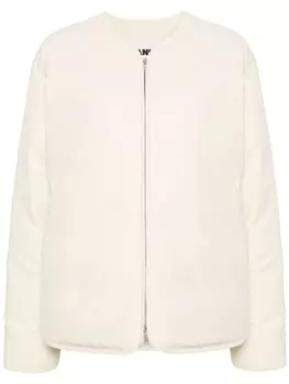 Jil Sander пуховик с длинными рукавами, нейтральный цвет