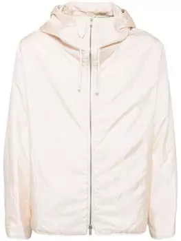 Jil Sander пуховик с капюшоном, нейтральный цвет