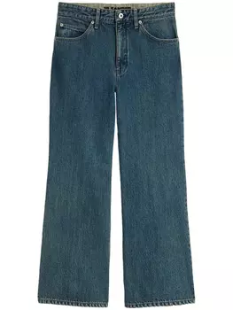 Jil Sander расклешенные джинсы, синий