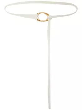 Jil Sander ремень с пряжкой, белый