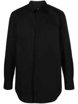 Jil Sander рубашка Heavy, черный