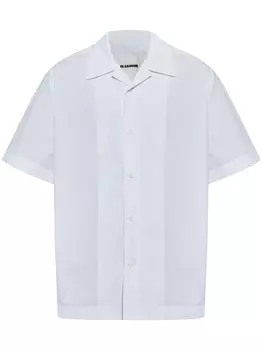 Jil Sander рубашка из органического хлопка, белый