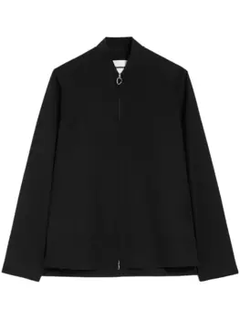 Jil Sander рубашка на молнии, черный