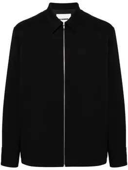 Jil Sander рубашка на молнии, синий