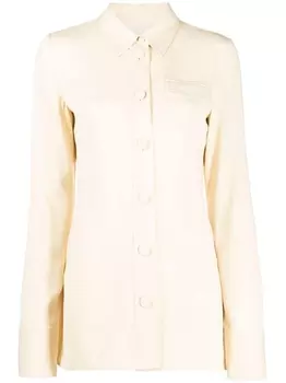 Jil Sander рубашка на пуговицах, нейтральный цвет