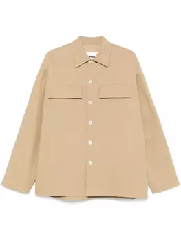 Jil Sander рубашка на пуговицах, нейтральный