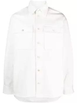 Jil Sander рубашка с длинными рукавами, белый