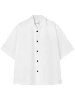 Jil Sander рубашка с короткими рукавами, белый