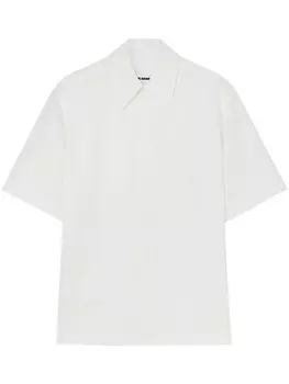 Jil Sander рубашка с короткими рукавами, белый