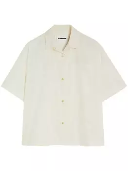 Jil Sander рубашка с короткими рукавами, нейтральный