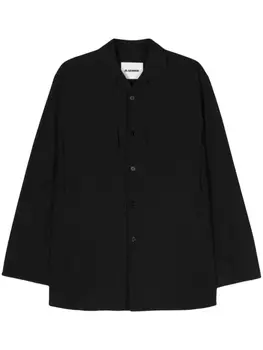Jil Sander рубашка с логотипом, черный