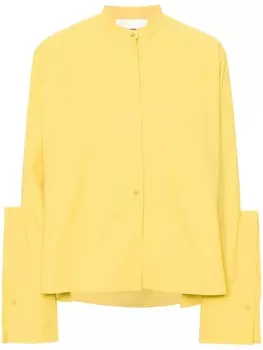 Jil Sander рубашка с планкой, желтый