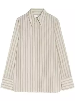 Jil Sander рубашка в полоску, нейтральный