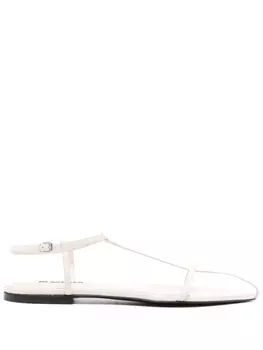 Jil Sander сандалии с ремешками, нейтральный цвет