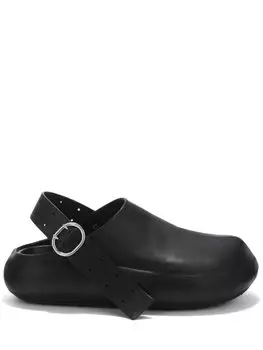 Jil Sander сандалии Sabot, черный
