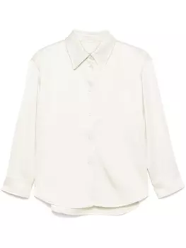 Jil Sander саржевая рубашка, белый