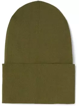 Jil Sander шапка бини тонкой вязки, зеленый