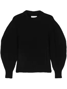 Jil Sander шерстяной свитер, черный