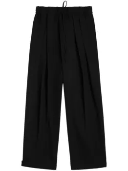 Jil Sander шерстяные брюки, черный