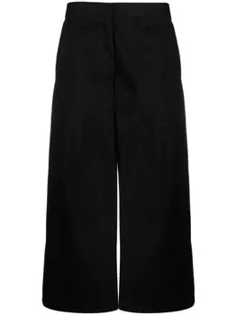 Jil Sander широкие брюки, черный